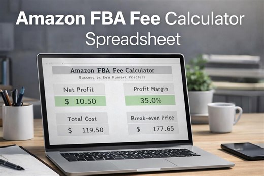 Amazon FBA Fee Calculator | FBA Cost Calculator Spreadsheet | Amazon Seller Tool | FBA Profit Calculator Excel Template for Sellers - Etsy UK