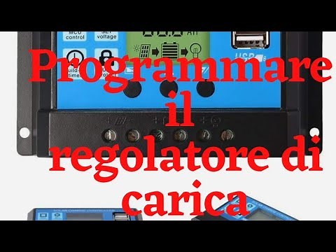 Programmare il regolatore di carica