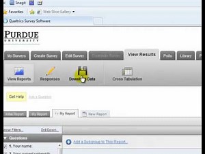 Exporting Data from Qualtrics