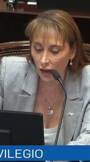 EL SENADO NO ES UN CUARTEL MILITAR. ES LA CASA DE LA DEMOCRACIA 🏛️ Durante la sesión, presenté una Cuestión de Privilegio contra la vicepresidenta Victoria Villarruel, para denunciar su AUTORITARISMO y su ABUSO DE PODER en el Senado de la Nación. Como REPRESALIA POLITICA, decidió cortarme el audio mientras ejercía mi derecho a expresarme. A las agresiones físicas de su Seguridad, ahora le agregó un intento de CENSURA. Negar la palabra, es negar a la DEMOCRACIA. | Cristina Lopez