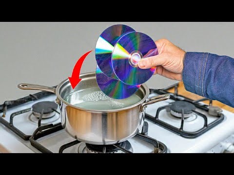 Never throw away old CDs, collect them and turn them into dollars!