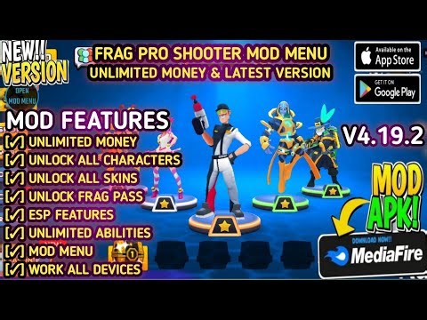 Frag Pro Shooter MOD MENU v4.19.2 | MOD APK | Unlock All Characters | MAX CHARACTERS ABILITIES