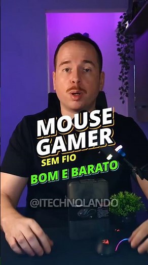 Mouse Gamer SEM FIO da Redragon M711 Pro (Cobra Pro) presta? Review Sincero. #mousegamer #redragon