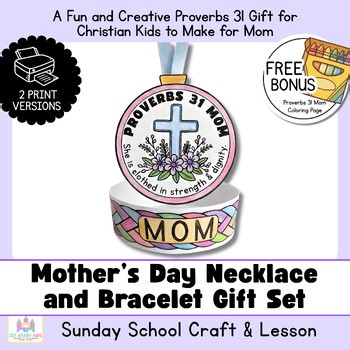 Proverbs 31 Mother’s Day Bible Craft for Kids | Sunday School Activity