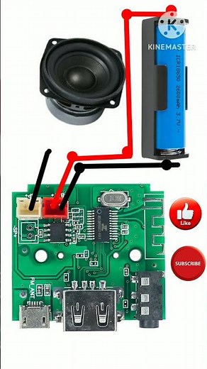 How to Make Bluetooth Speaker at Home 🔊 |Full Wiring Diagram | DIY Bluetooth Speaker #bluetooth #yt