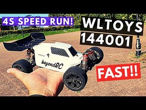 WLTOYS 144001 Brushless Conversion | 4s Speed Run!