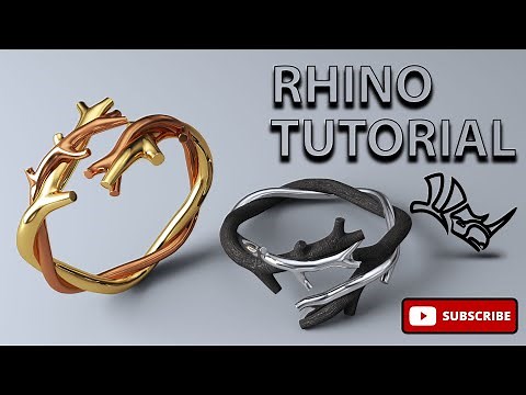 Rhino SubD Tool: Advanced Tree Branch Ring Tutorial