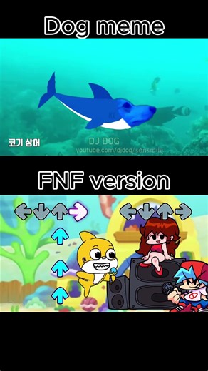 FNF Baby shark vs dog meme mod - Friday Night Funkin' Mobile Game