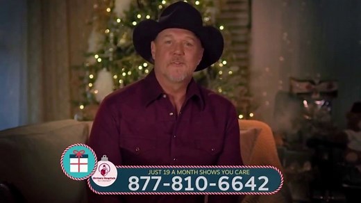 Shriners Hospitals for Children TV Spot, 'Home for Christmas' Featuring Trace Adkins