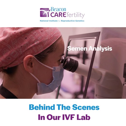 A glimpse behind the scenes in our state of the art IVF Lab. We are proud to witness the skill, care and precision of our Embryology Team every day. Beacon CARE Fertility. Where Science Meets Life. 💜 | Beacon CARE Fertility