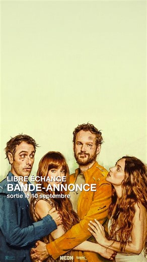 Le polyamour, c’est compliqué. LIBRE ÉCHANGE, une comédie pas si romantique, avec Dakota Johnson, Adria Arjona, Michael Angelo Covino et Kyle Marvin. Au cinéma le 10 septembre. | Bande annonce cinéma