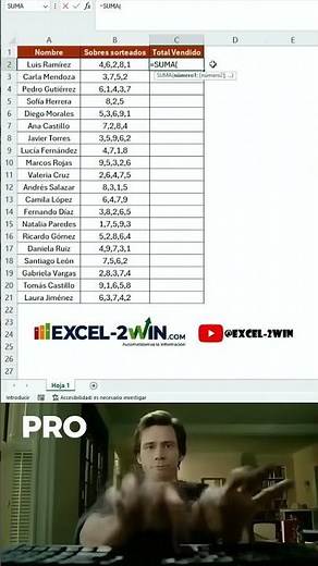 ➕ Suma Valores Separados por Comas en Excel