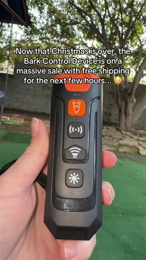Now that Christmas is over, the Bark Control Device is on a massive sale with free shipping for the next few hours... 😳