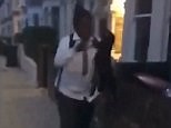 Appalling moment vile guy drop kicks a cat in South East London