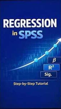 How to run regression analysis in SPSS | SPSS | Regression Analysis