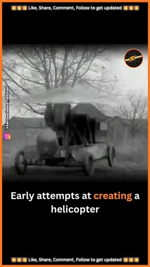 Facts | News | Science on Instagram: "Back in the 1920s, John W. Pitts had a wild dream of vertical flight. The result? The famous Pitts Sky Car. Here is the fascinating story behind this unique machine: *The Design: It featured a massive circular rotor with sixty hinged blades! The idea was simple but clever-the blades would open to push air down and close to reduce drag on the way up. The Power: Under the hood sat a 90-horsepower Curtiss OX-5 engine. The Outcome: Despite the creative engineeri