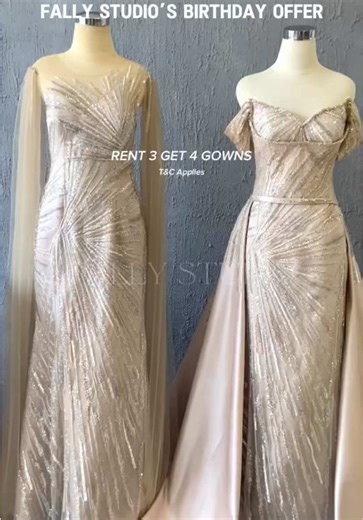 BERLAKU HANYA SAMPAI 8 MARET Tersedia 600 gaun pesta Available mom gown & sister gown Bisa pengiriman luar kota Prewedding | Birthday I Prom | Event Alamat: Ruko Paramount 7cs Block DF 2 No. 20 Gading Serpong, Tangerang WA: 0812-6900-3620