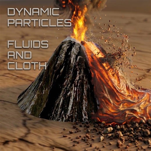 Dynamics Fluid Cloth and nParticles, Afzal A