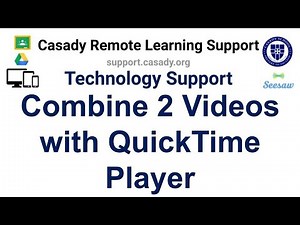 Combine 2 Videos with QuickTime Player