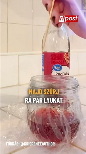 Egyszerű és hatásos csapda a muslincáknak! #ripost #fruitfly #muslica #muslinca #trap #csapda