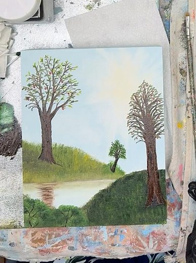 Mastering Tree Oil Painting Techniques XII
