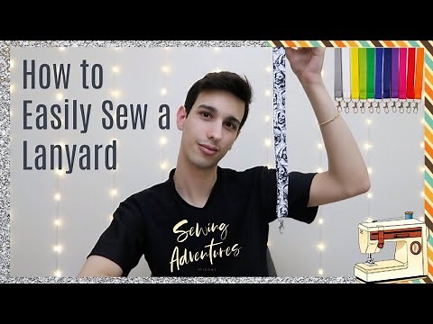 HOW TO MAKE A LANYARD / EASY SEWING PROJECT! / DIY LANYARD / QUICK SEWING PROJECT FOR BEGINNERS!