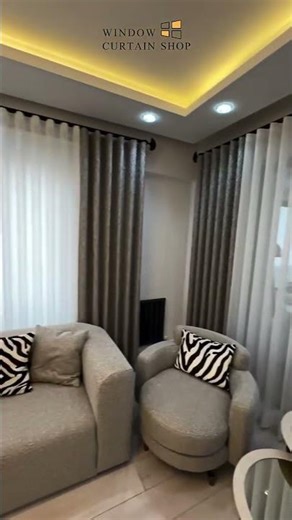 The Curtain Upgrade Your Living Room Needs #beforeandafter #homedecor #interiordesign
