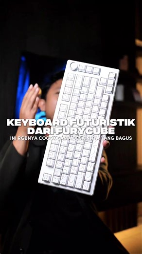 keyboard furycube membrane futuristik no berisik. #keyboardasmr #keyboard #keyboardgaming #furycube