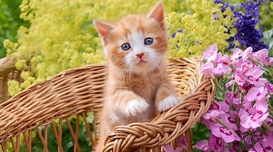 Runt-of-the-Litter Foster Kitten's Priceless Bond With Great Pyrenees Is Melting Hearts