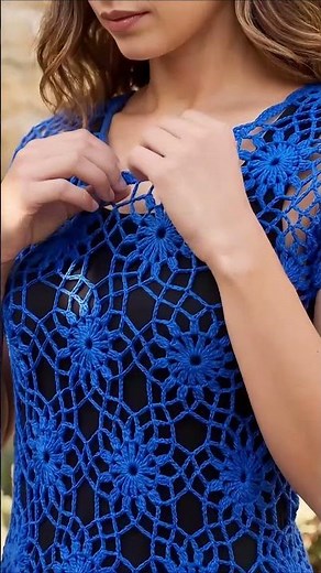 Crochet blouse written pattern #crochet