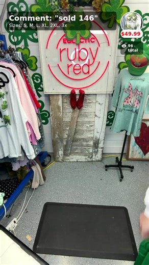 Live Sale! | Eclectic Ruby Red