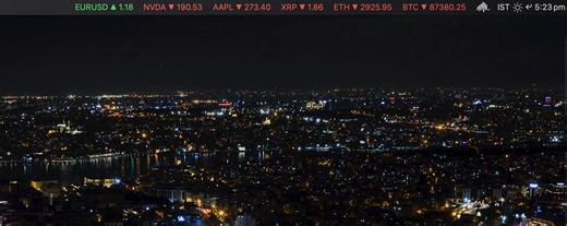 MarketPulseBar – Real-Time Stocks & Crypto in Your macOS Menu Bar by MaxRamx