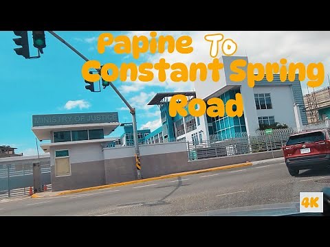 [4K] Island Vibes: Explore Kingston, Jamaica | Papine to Constant Spring Road Drive
