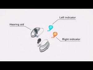 How to insert the left and right indicator on rechargeable Phonak Marvel hearing aids