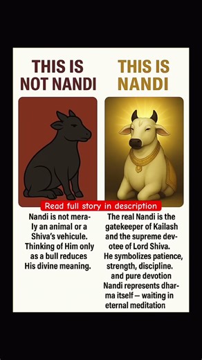 Most People Get Nandi Wrong — The REAL Meaning Explained | Sanatan Dharma #shorts