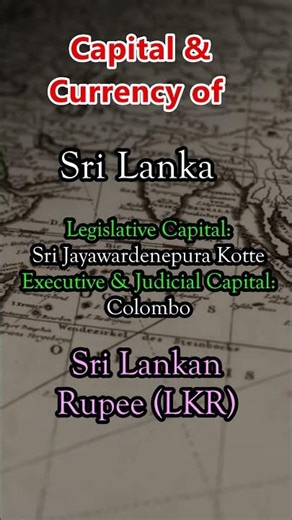 Asian Countries-38| Capital| Currency| Sri Lanka|#srilanka #capital#country #currency #asiacountries