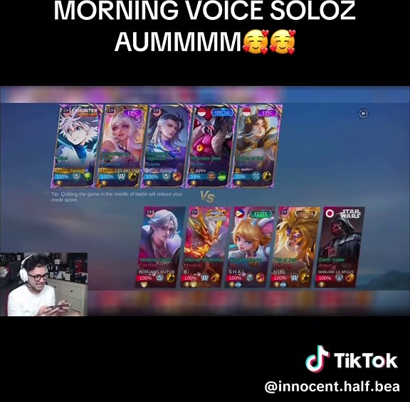 Suara Pagi Soloz yang Memukau di Mobile Legends