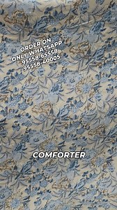 DOUBLE BED COMFORTER...ORDER ON ONLY WHATSAPP 95558-65558 95558-40005 | Kishan vastra bhandar