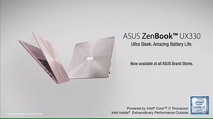 The all new addition to the ASUS ZenBook Family, the ZenBook UX330 is here! This latest 13.3-inch Ultrabook is powered by the 6th-generation Intel Core i7 processor. Retailing at $1,698 at all ASUS Brand Stores and Authorised Retailers from today onwards! | ASUS