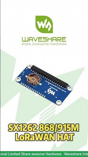 SX1262 LoRa Module for Long-Range IoT#arduino #waveshare #esp32 #raspberrypi