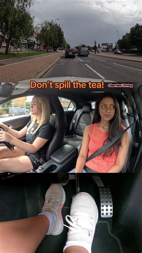 Brake progressively but remember to gradually release the pressure off the brake as you stop #progre | Cleaving driving