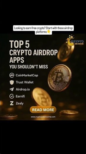 Top 5 Crypto Airdrop Apps You Can’t Miss in 2025 🚀 | Earn Free Crypto Fast!