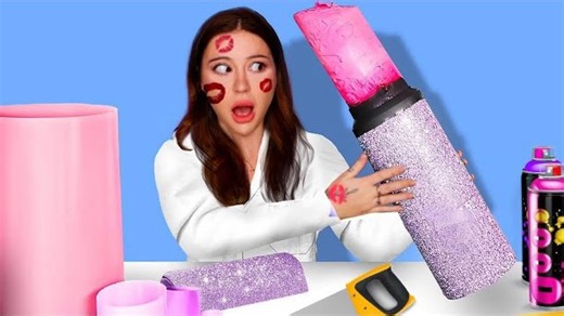 I Made a Giant Working Bedazzled Lipstick