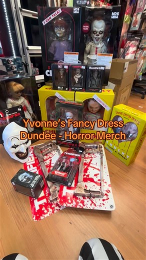 New #chucky doll & #annabelle plus loads of #terrifier items just arrived ! | Yvonnes Fancy Dress | Facebook