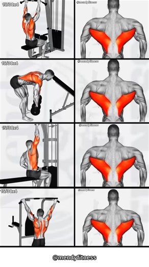 11K views · 109 reactions | Best Exercises To Build A Big Lats #fitness #gym #Gymlok #workout #muscle #musculation #homeworkout #workoutroutine #Back #Backworkout | Mendy Fit | Facebook