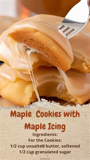 4.8K views · 27 reactions | Maple Cookies with Maple Icing | Cakecrafted Recipes | Facebook