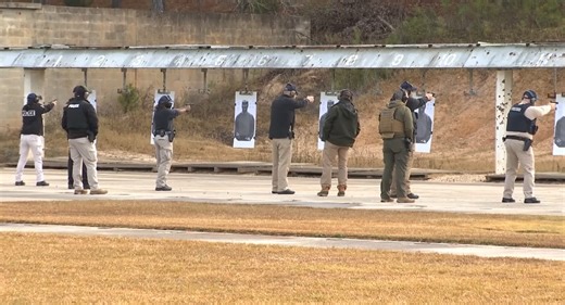 South Carolina Criminal Justice Academy training session teaches officers gun training, de-escalation techniques