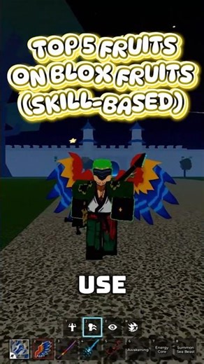 Top 5 MOST SKILLFUL Fruits in Blox Fruits (Only Pros Can Use These😳)#roblox #bloxfruits #skill #top5