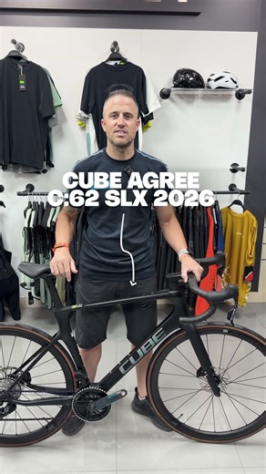 CUBE AGREE C62 SLX 2026, an absolute rocket #pedalmoto