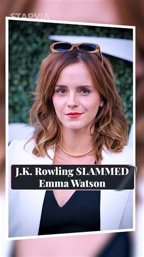 J.K. Rowling SLAMS Emma Watson. Fans DIVIDED Online 😱 #shorts #EmmaWatson #harrypotter